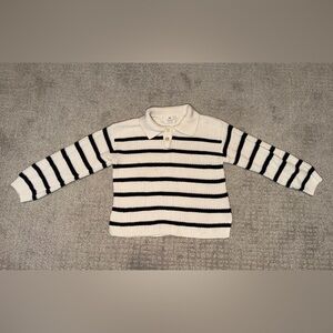 Kids H&M Striped Knit Sweater Size 6/7